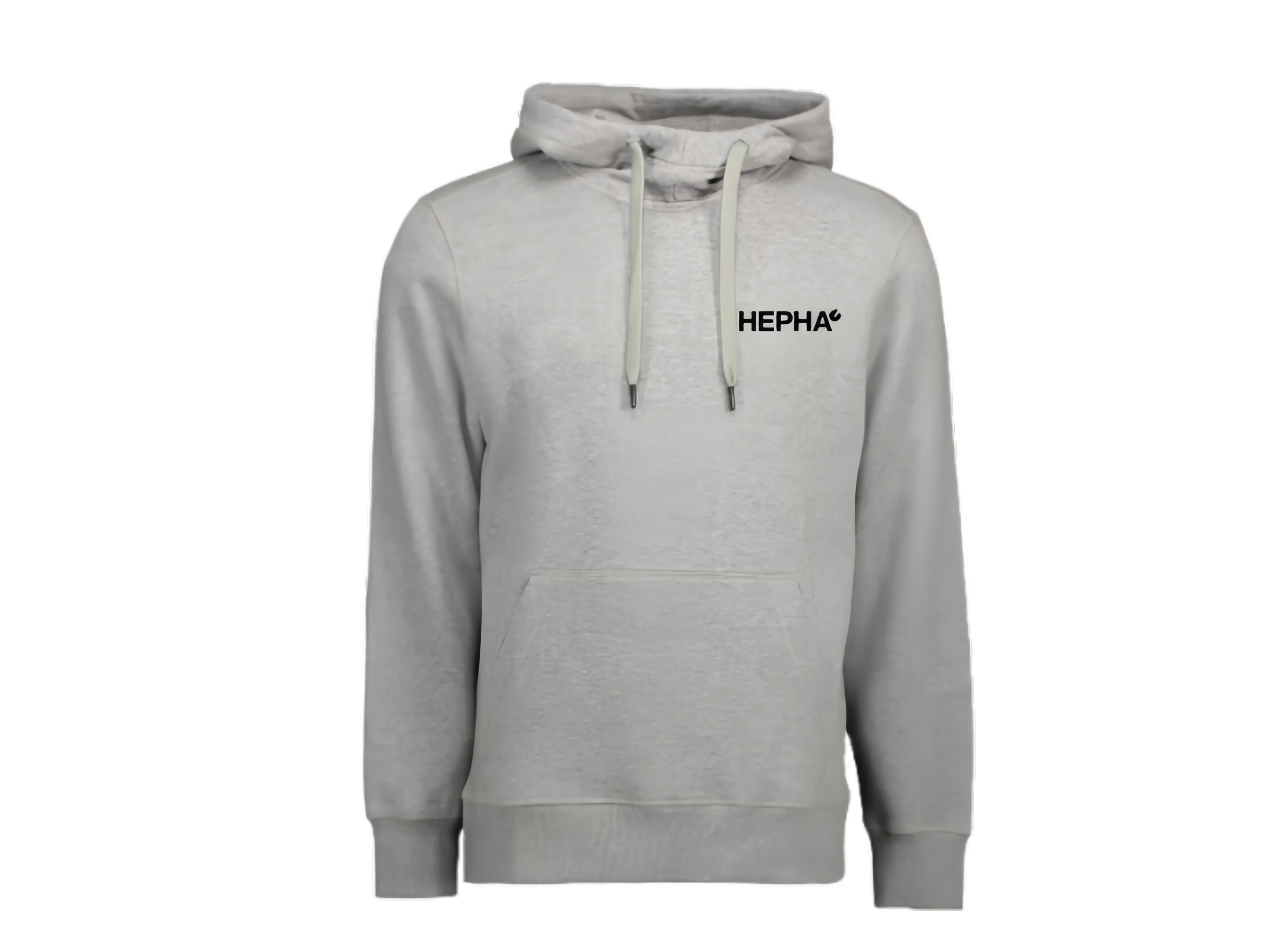 Hoodie unisex heather grey 350 GSM